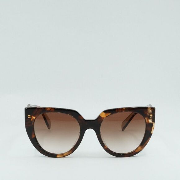 💯 NEW PRADA PR14WS 01R0A6 CARAMEL TORTOISE/BROWN GRADIENT SUNGLASSES - Picture 3 of 9